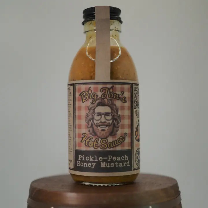 Pickle-Peach Honey Mustard Hot Sauce