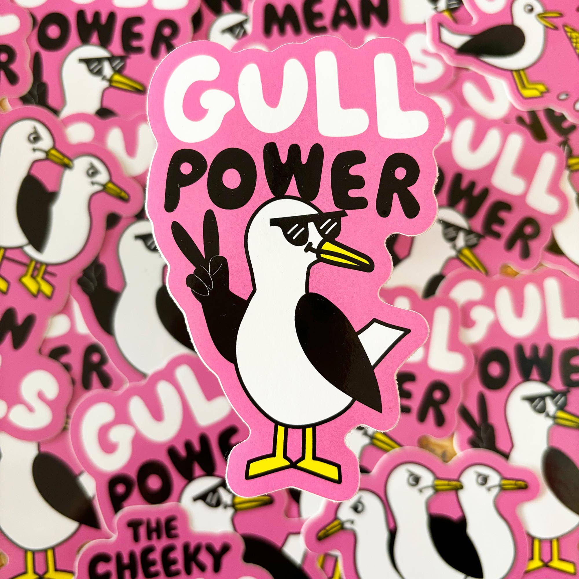 Gull Power Vinyl Sticker