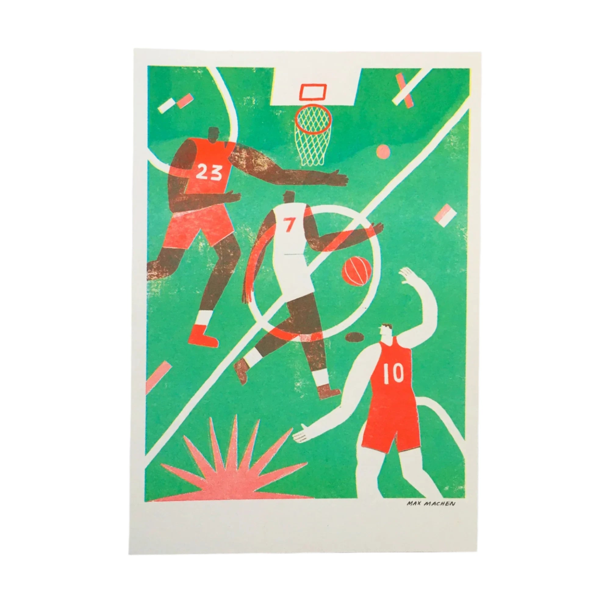 Basketball Game Art Print