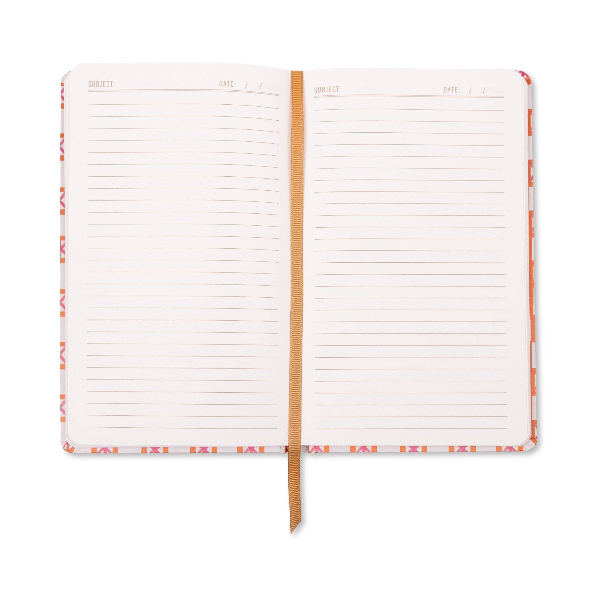 Ink Tulip Journal - Orange Check