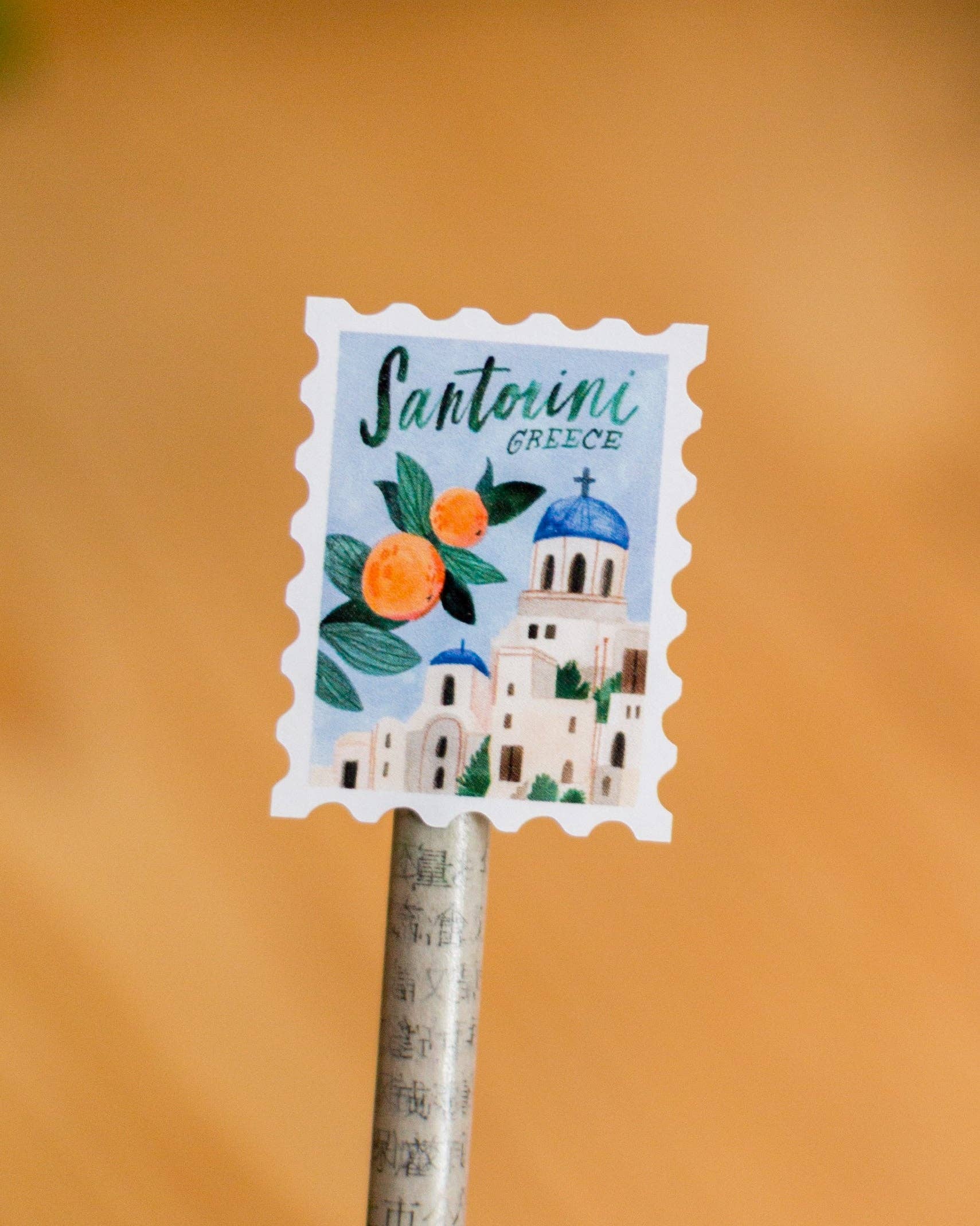Travel Stamps Sticker Sheet