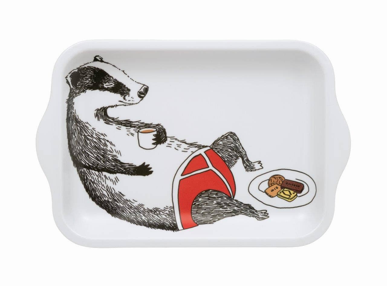 Biscuit Badger Small Melamine Tray