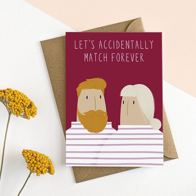 Let's Accidentally Match Forever Card