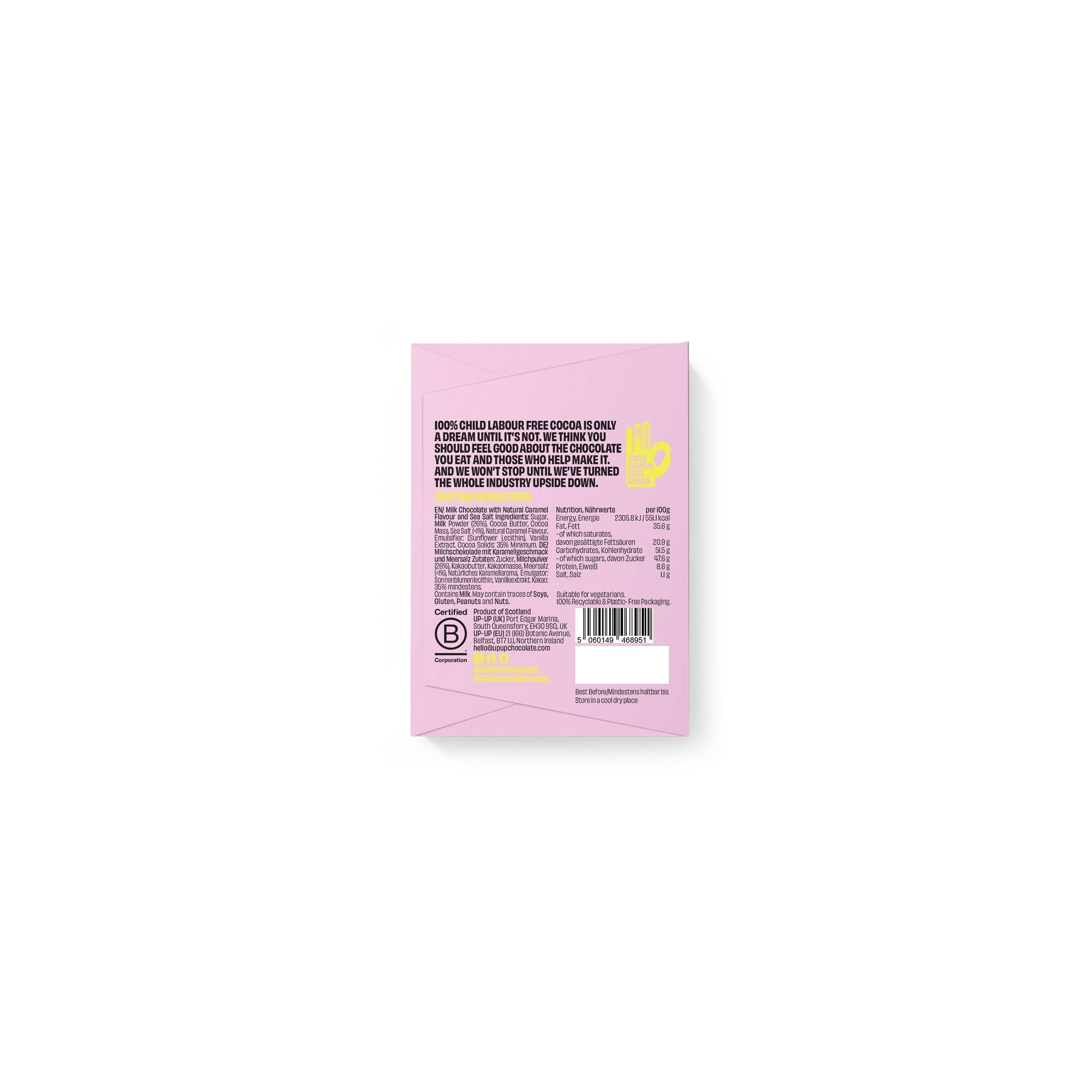 Salted Caramel Chocolate Bar 60g