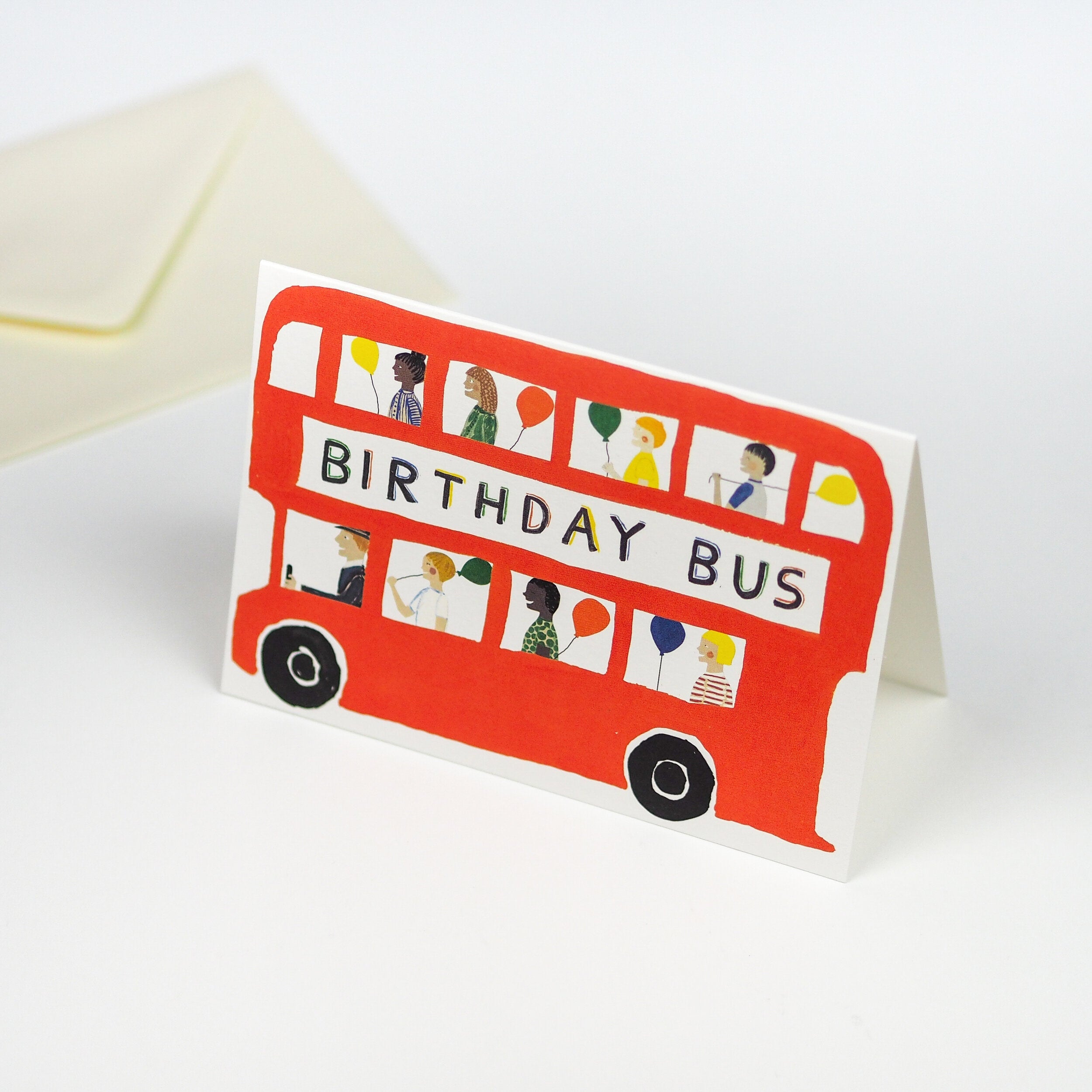Birthday Bus Birthday Card