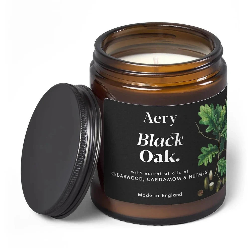 Black Oak Scented Jar Candle