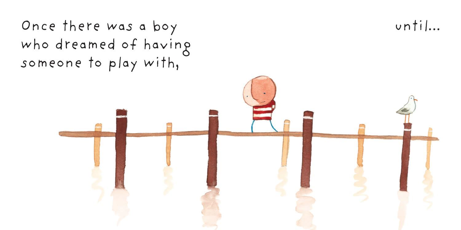 Boy and Penguin Little Library