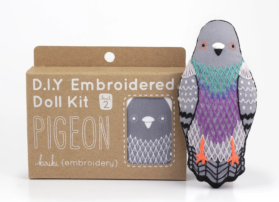 Pigeon Embroidery Kit