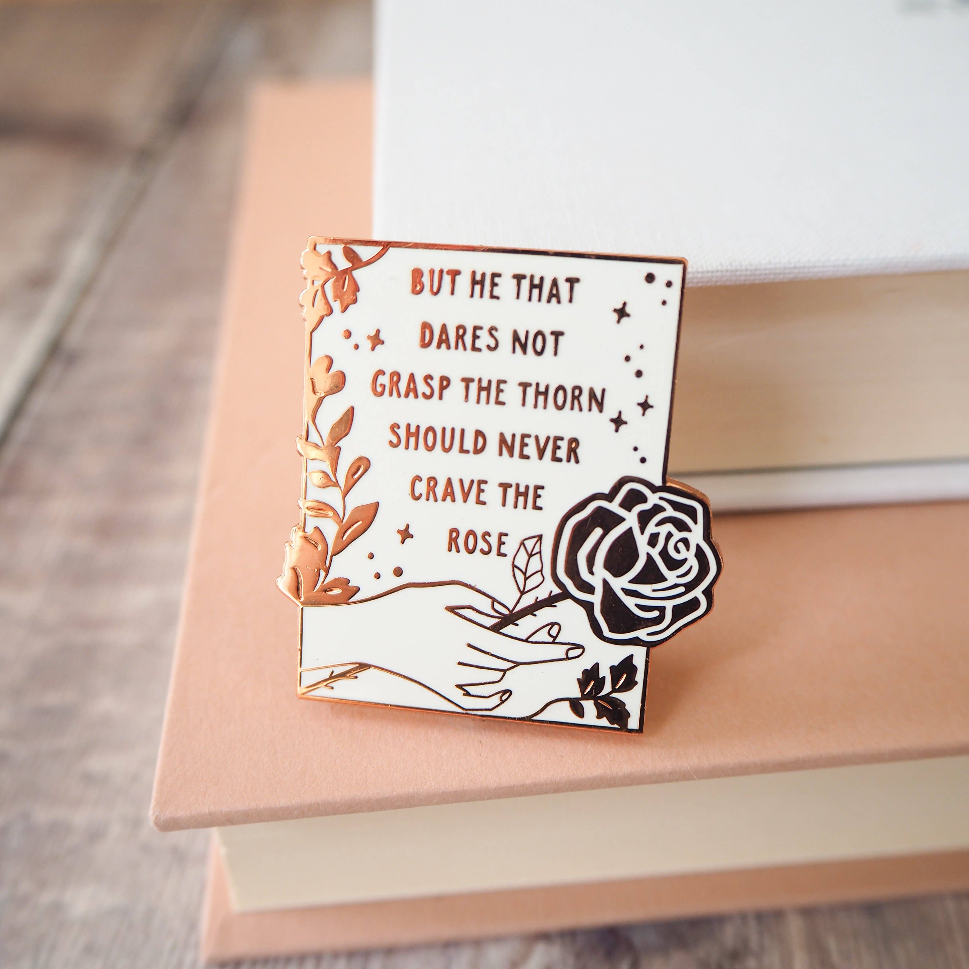 Anne Brontë Enamel Pin Badge