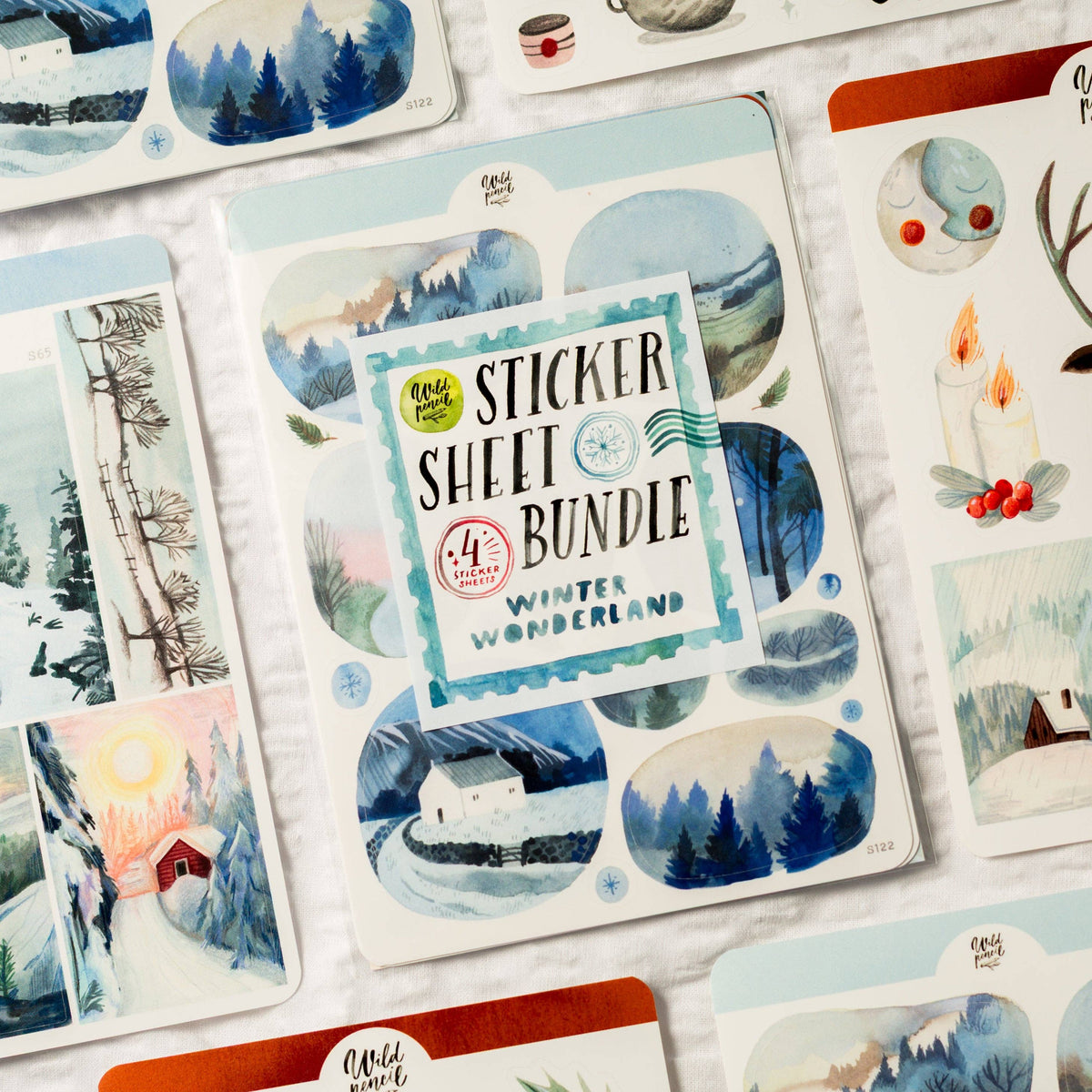 Winter Wonderland Sticker Sheet Bundle