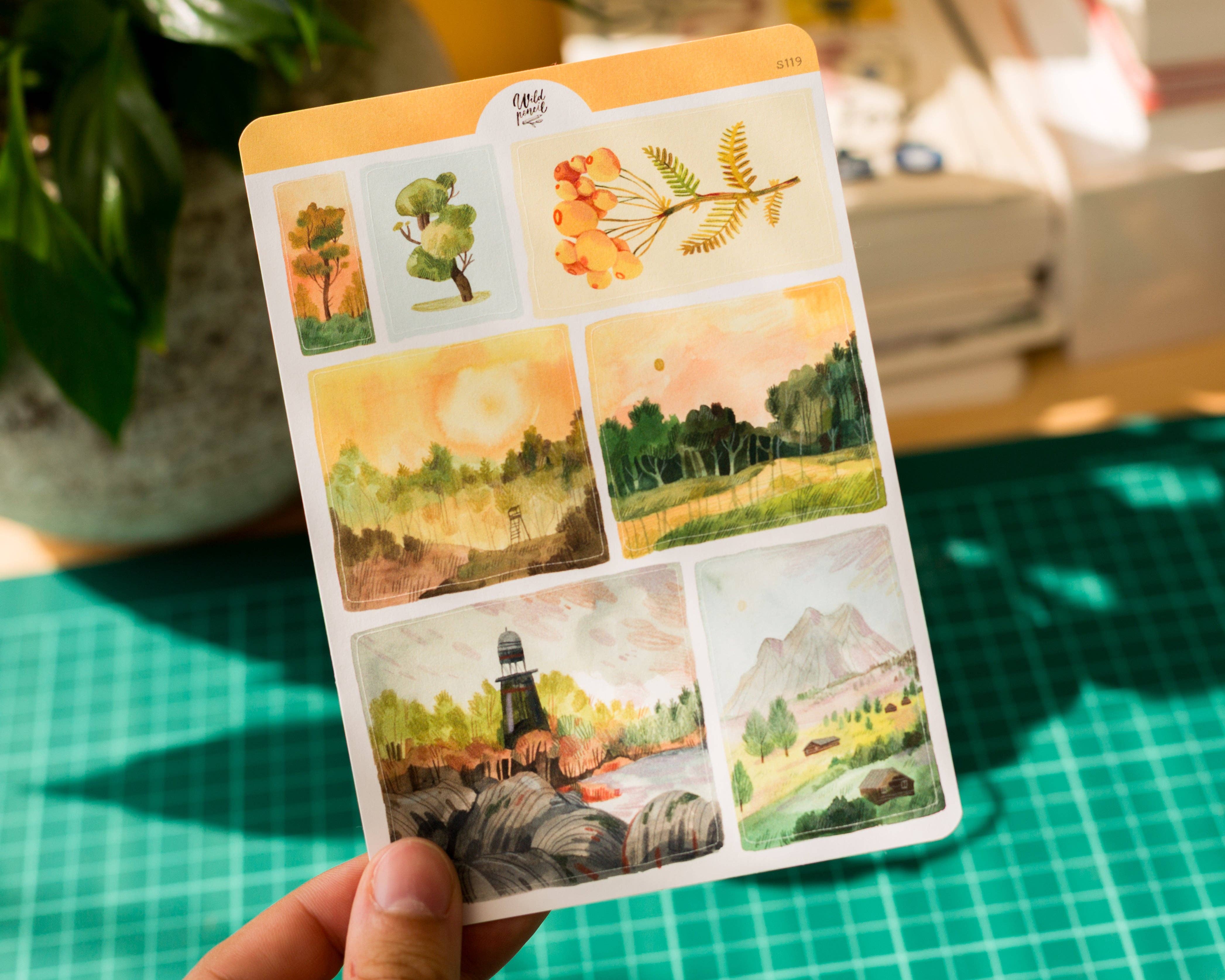 Morning Landscapes Sticker Sheets