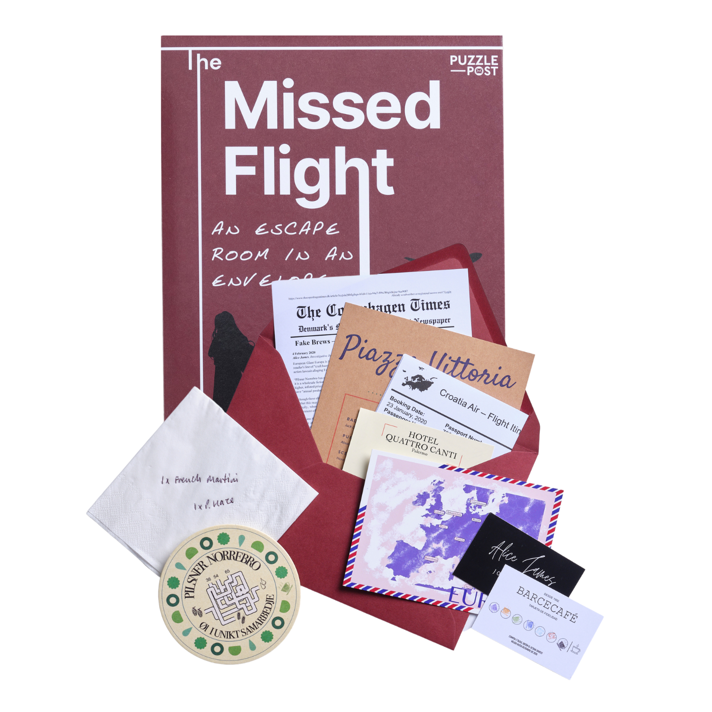 The Missed Flight Escape Room Game