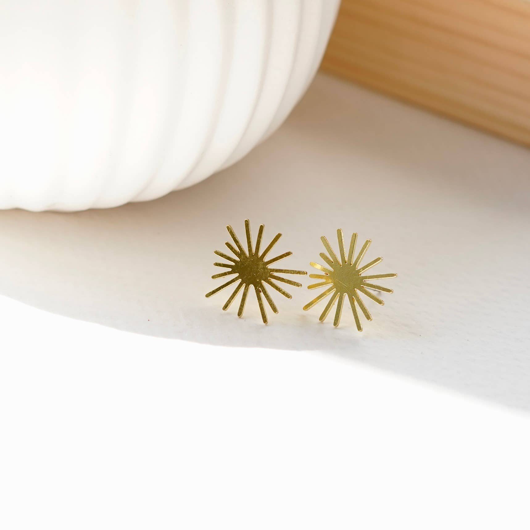 Sunburst Stud Earrings
