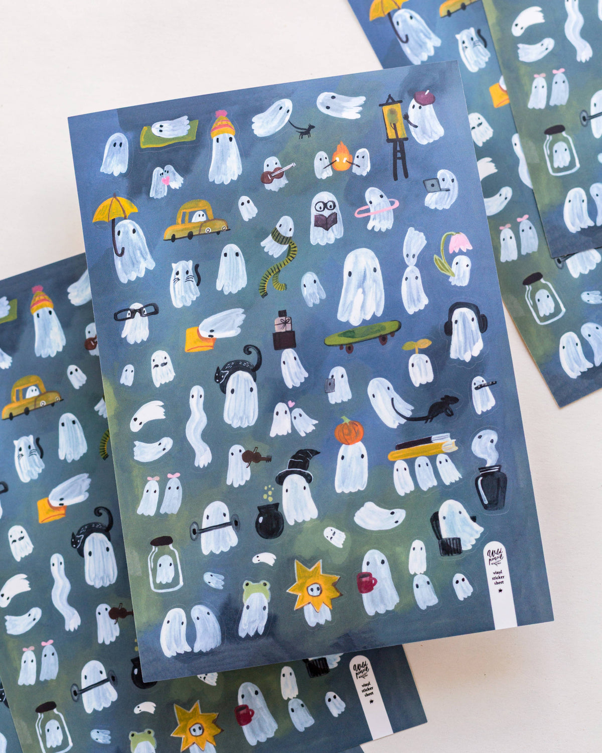 Ghosts Vinyl Sticker Sheet