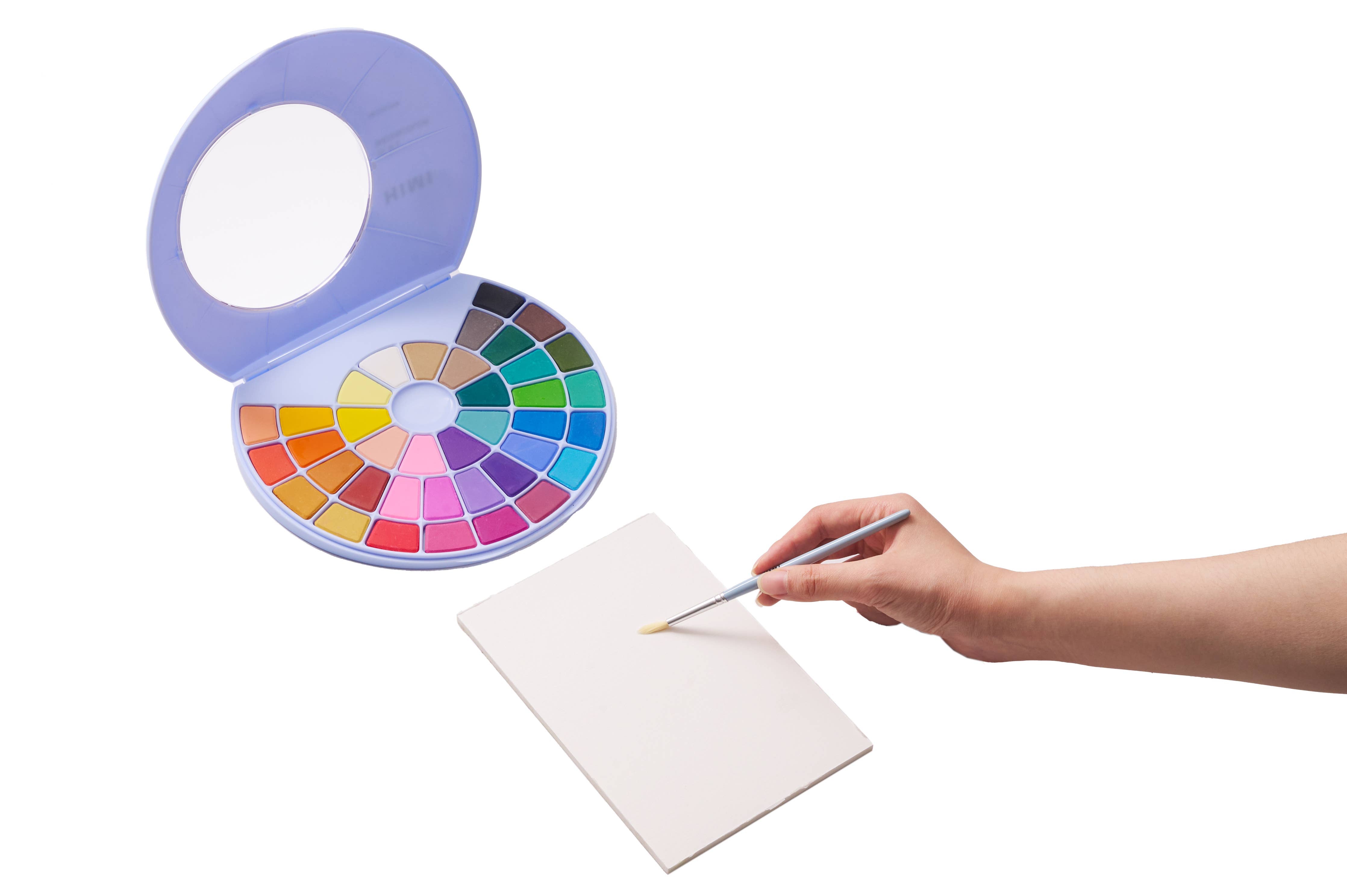Solid Watercolour Paint Set (38 Colours)