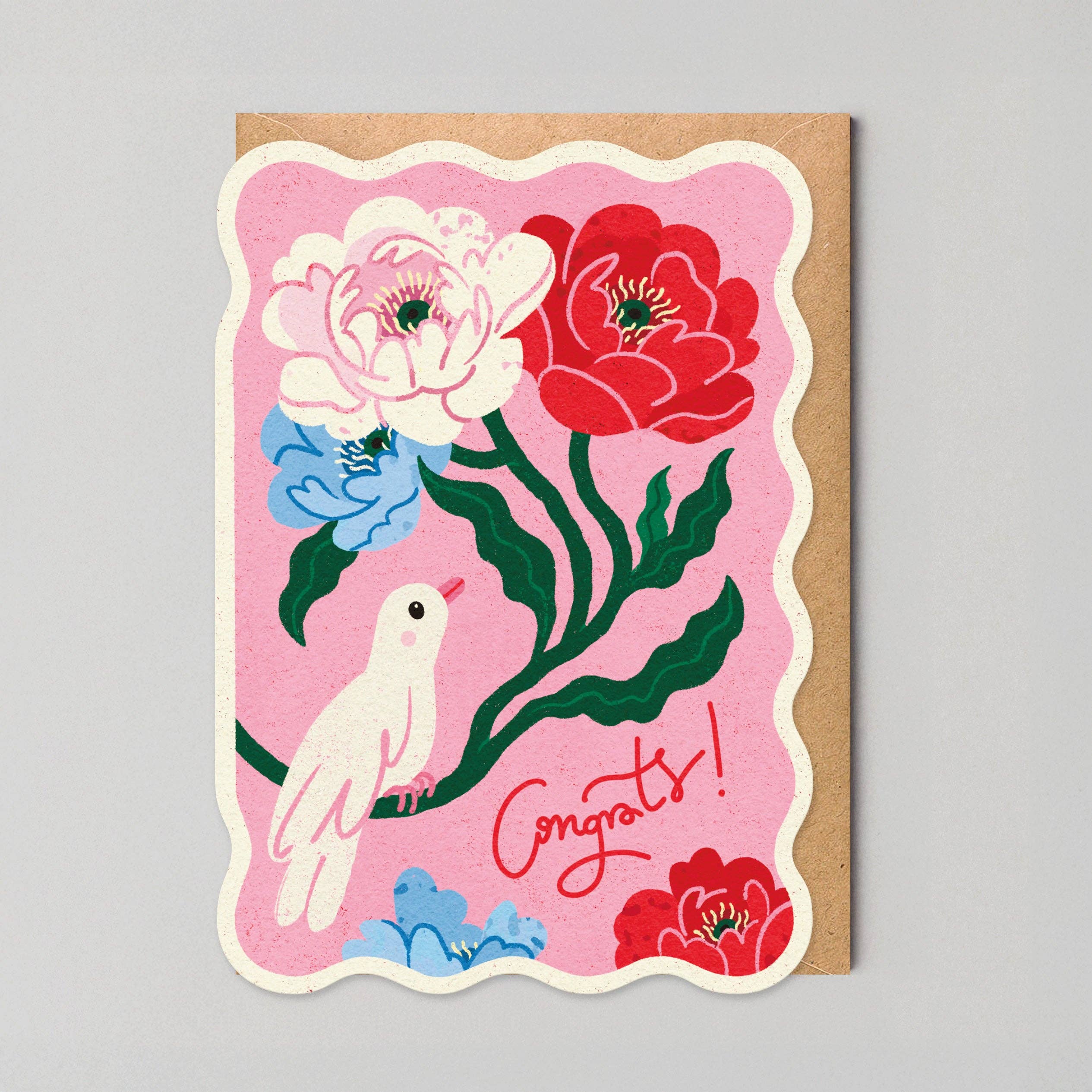 White Bird Congratulations Card