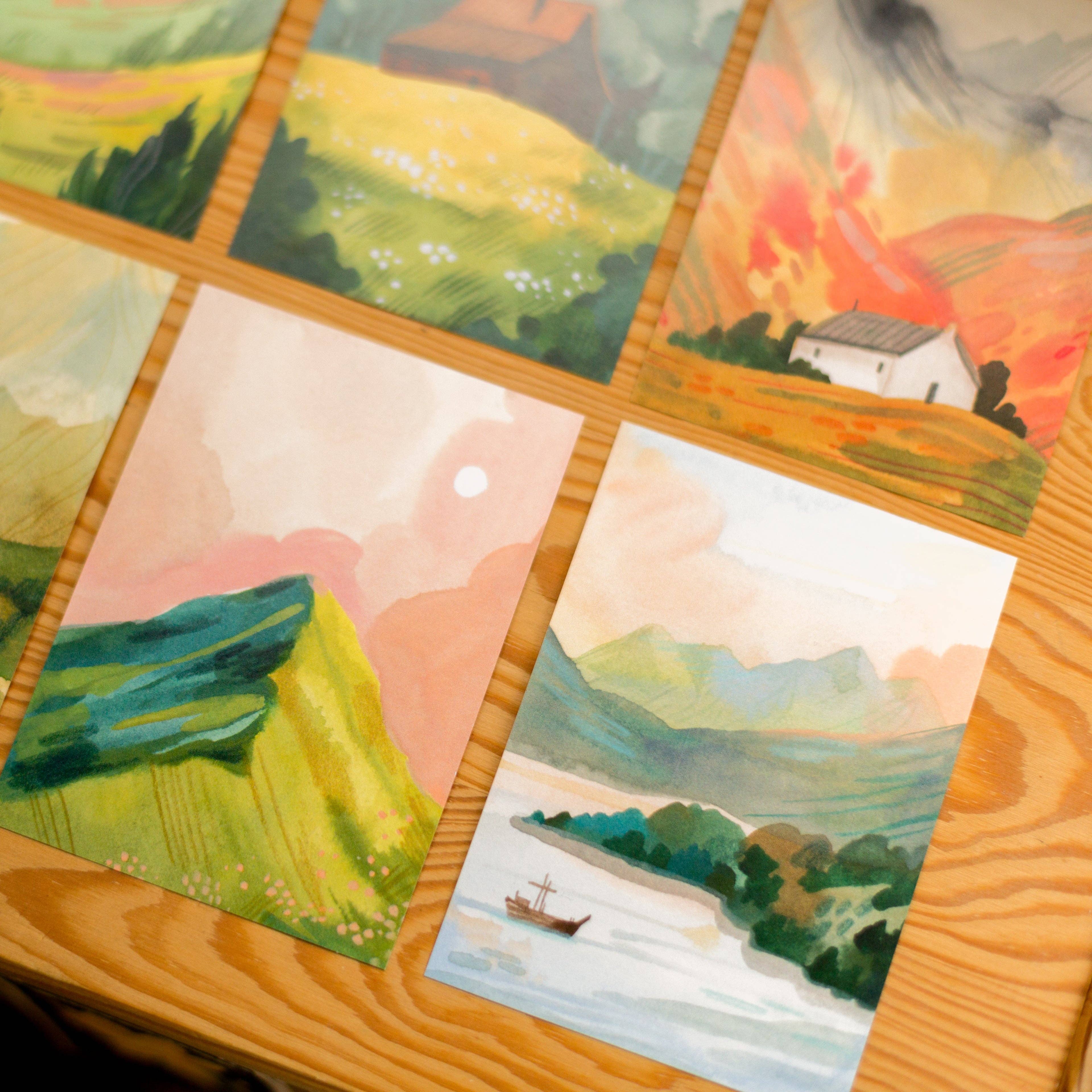 Landscapes Sticker Set