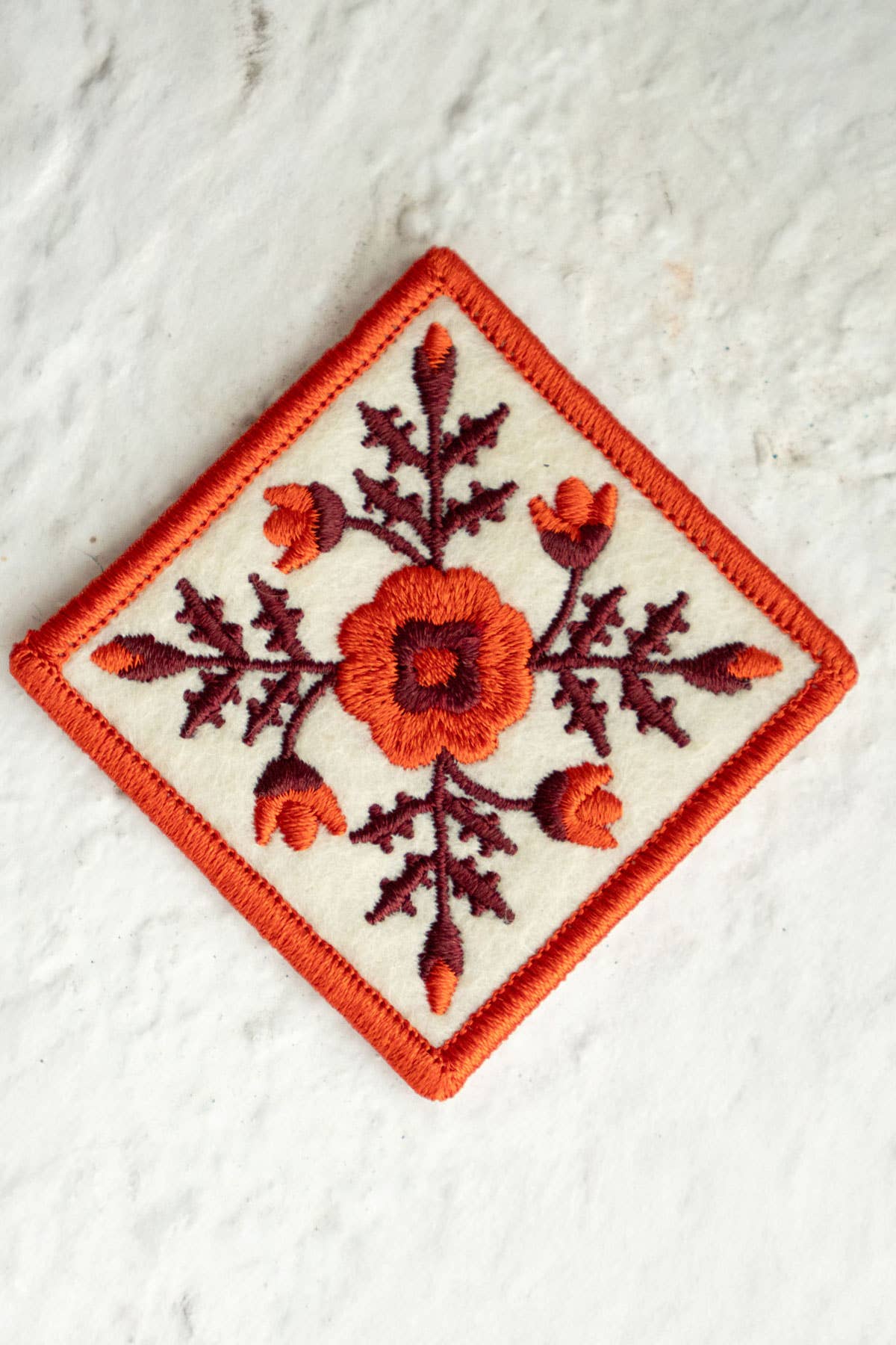 Whig Rose Felt Sticky Patch