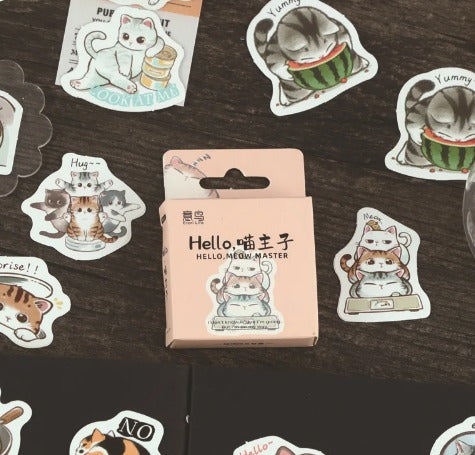 Hello Meow Master Sticker Set