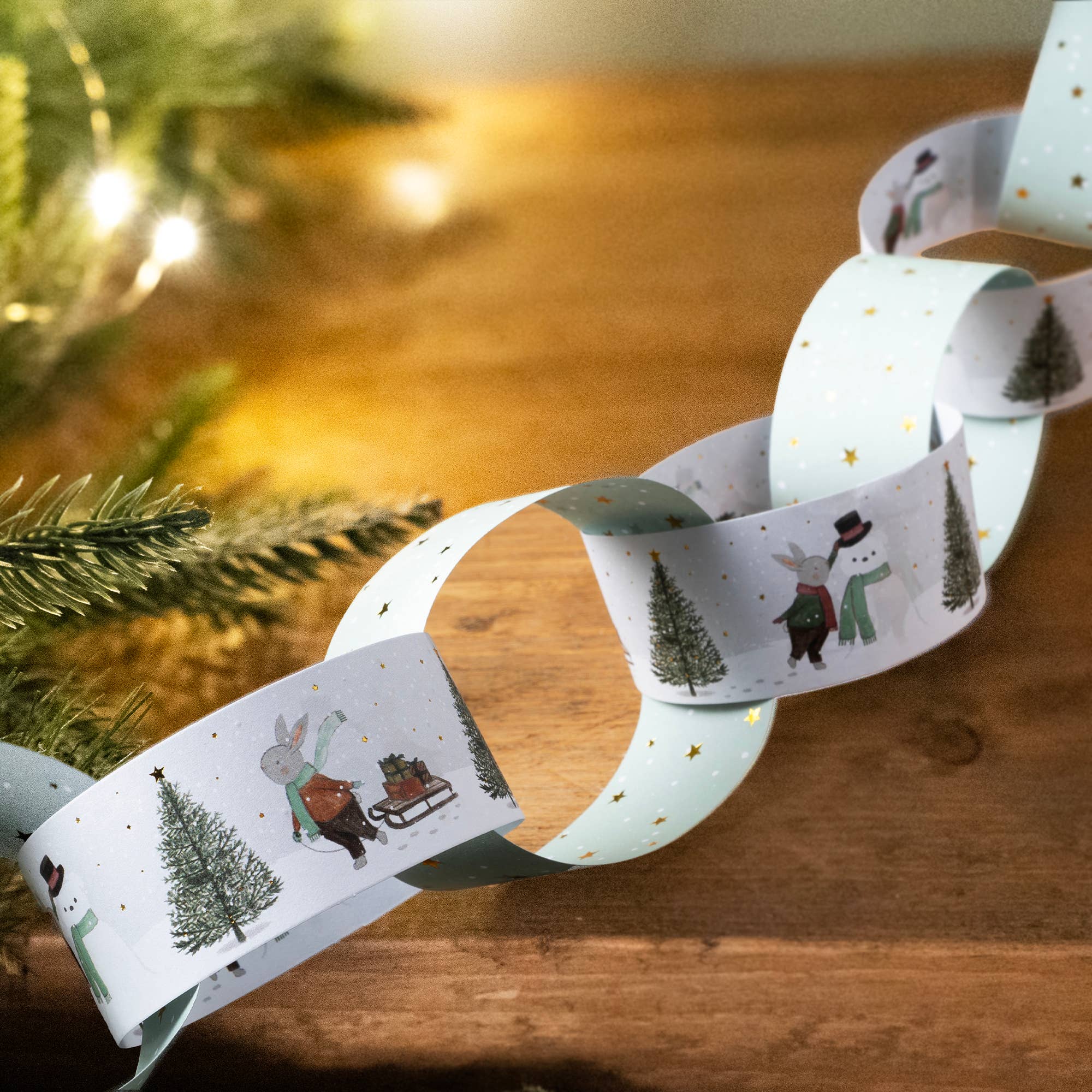 Little Bear Co. 'Winter Wonderland' Paper Chains