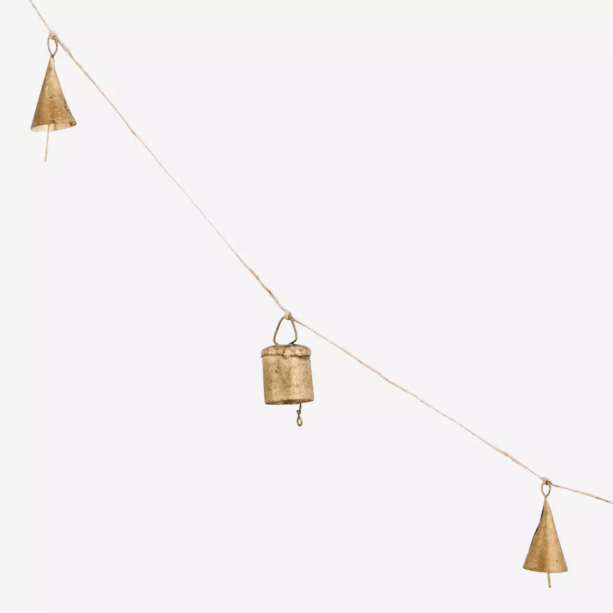 Antique Brass Bell Garland