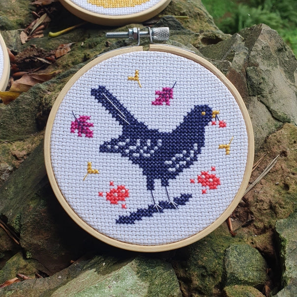 Blackbird Cross Stitch Kit