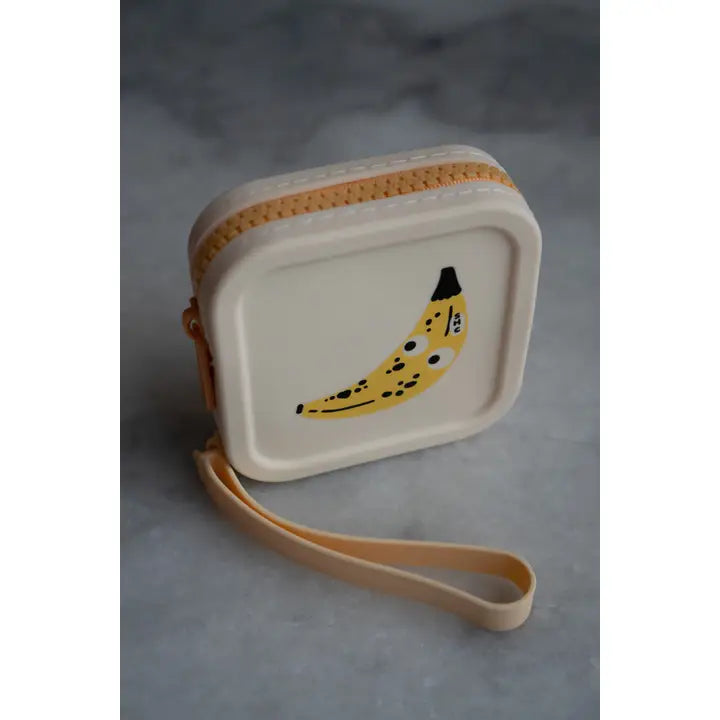 Googly Banana - Zipper Coin Pouch