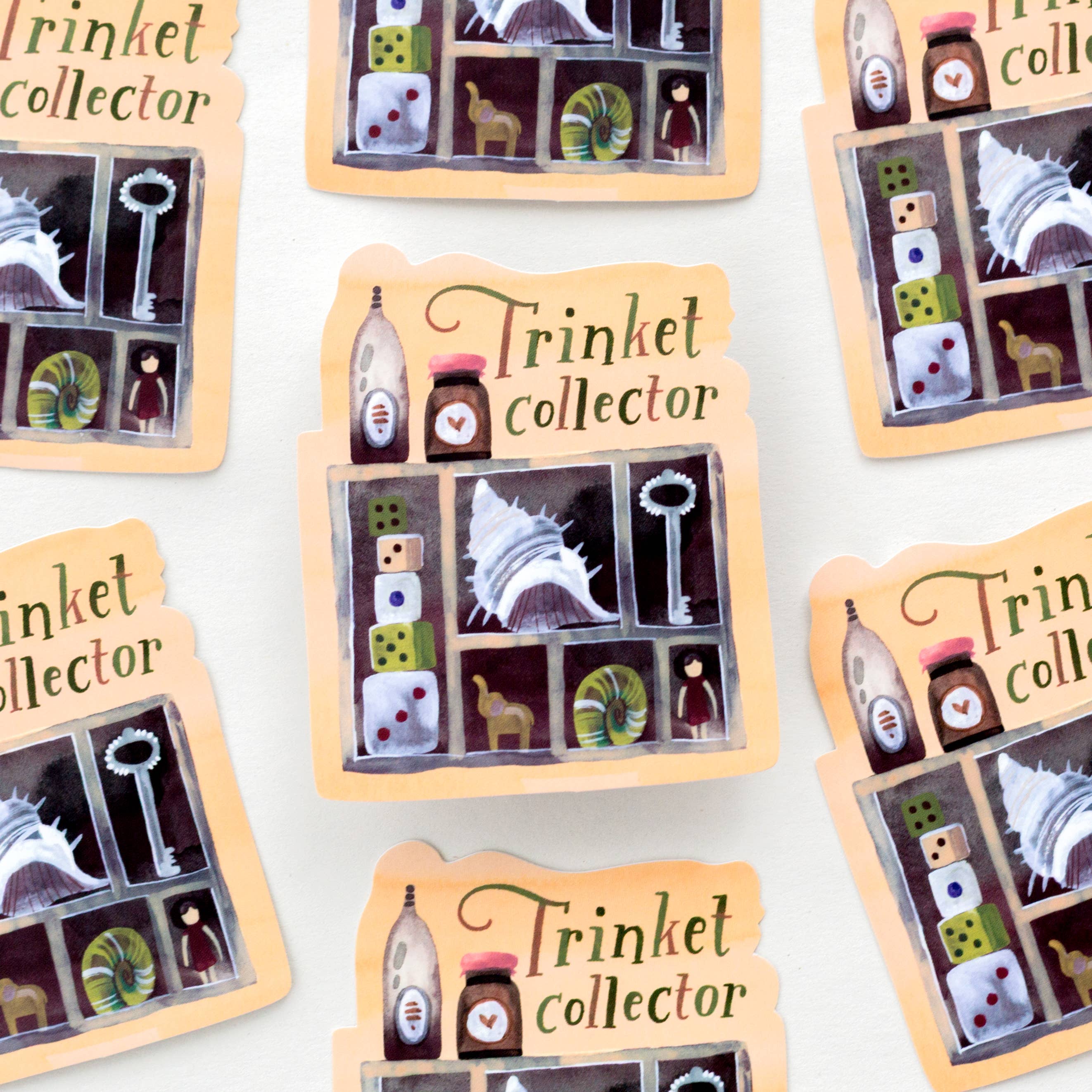 Trinket Collector Vinyl Sticker