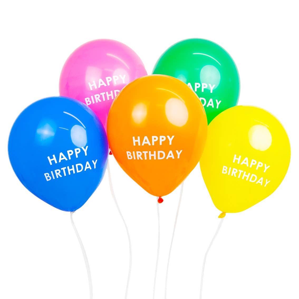 Rainbow Happy Birthday Balloons
