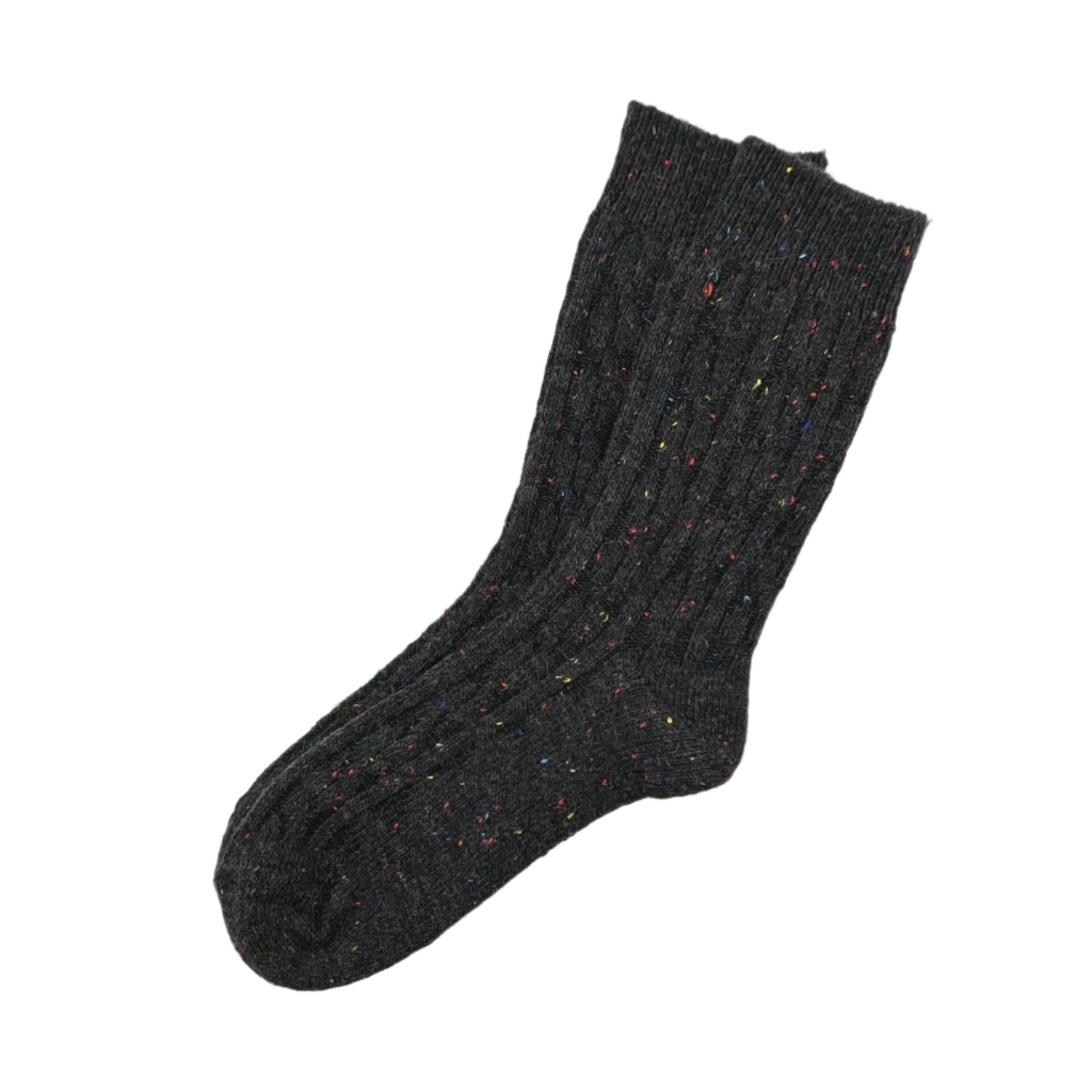 Cable Knit Speckle Socks