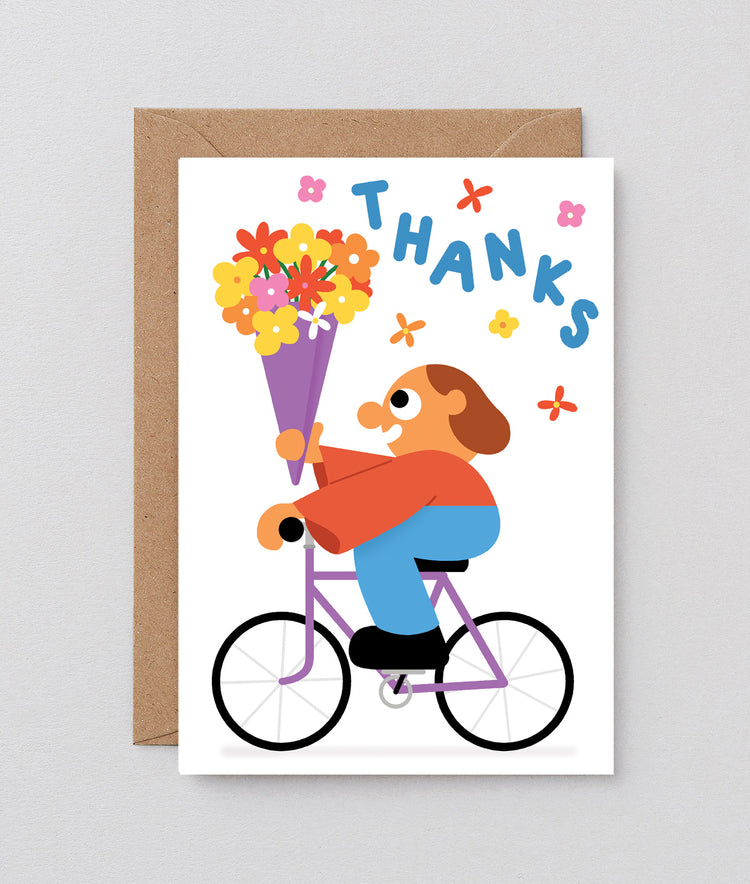 Cyclist Thank You Card