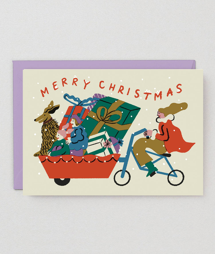 Cargo Bike Christmas Card