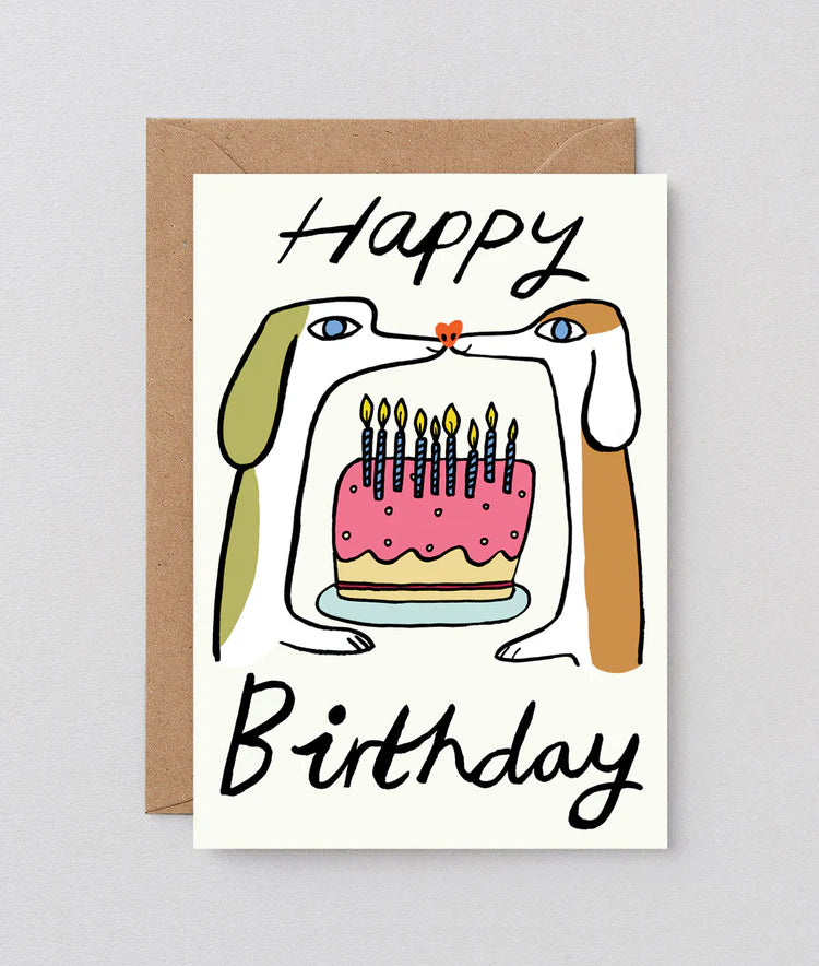 Happy Birthday Dogs Card