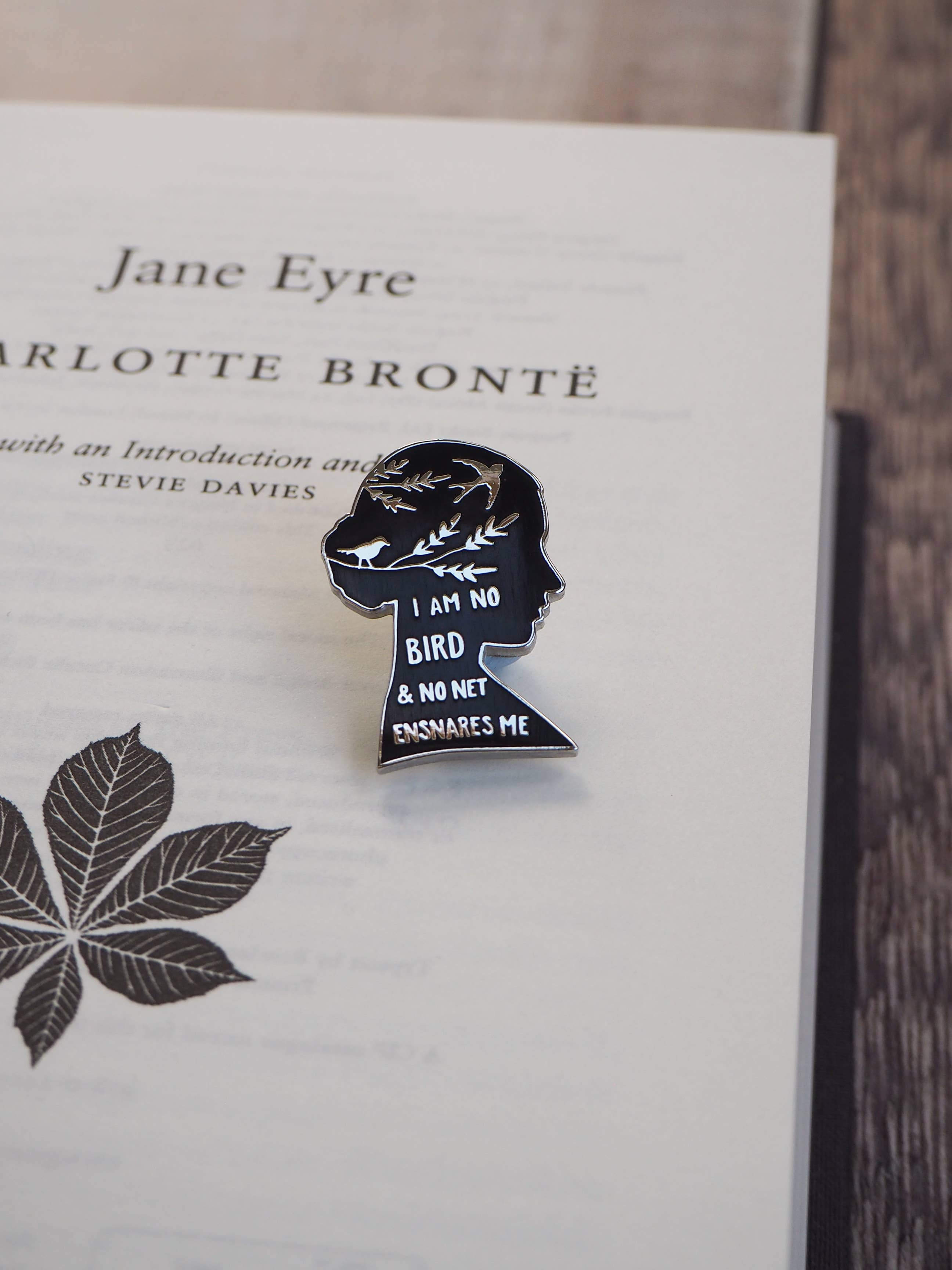 Jane Eyre Bronte Pin Badge