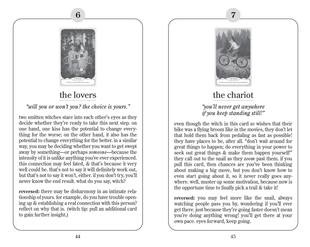 Cozy Witch Tarot Deck and Guidebook
