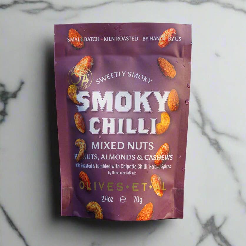 Smoky Chipotle Chill Mixed Kiln Roasted Nuts in Pouch