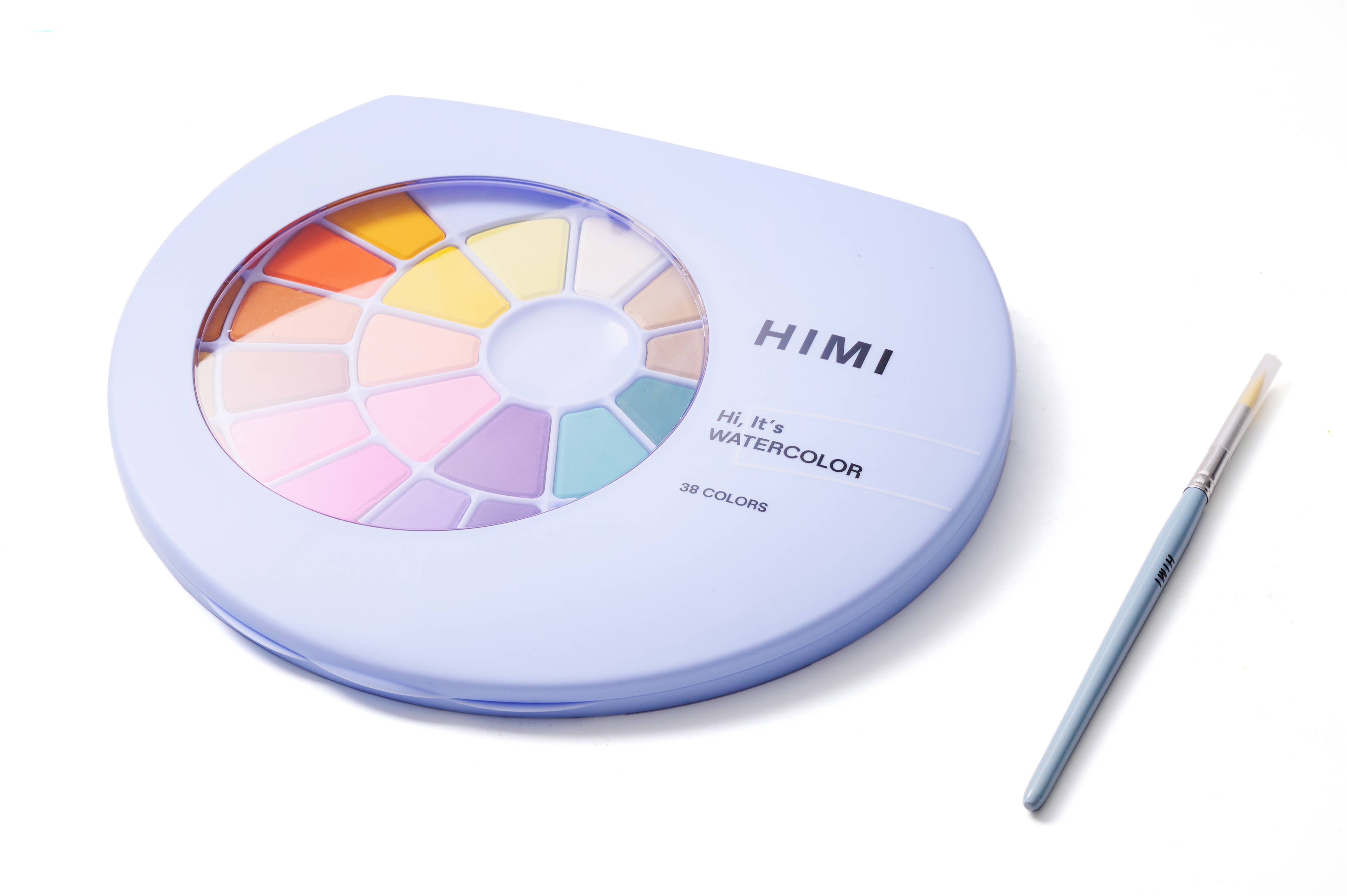 Solid Watercolour Paint Set (38 Colours)