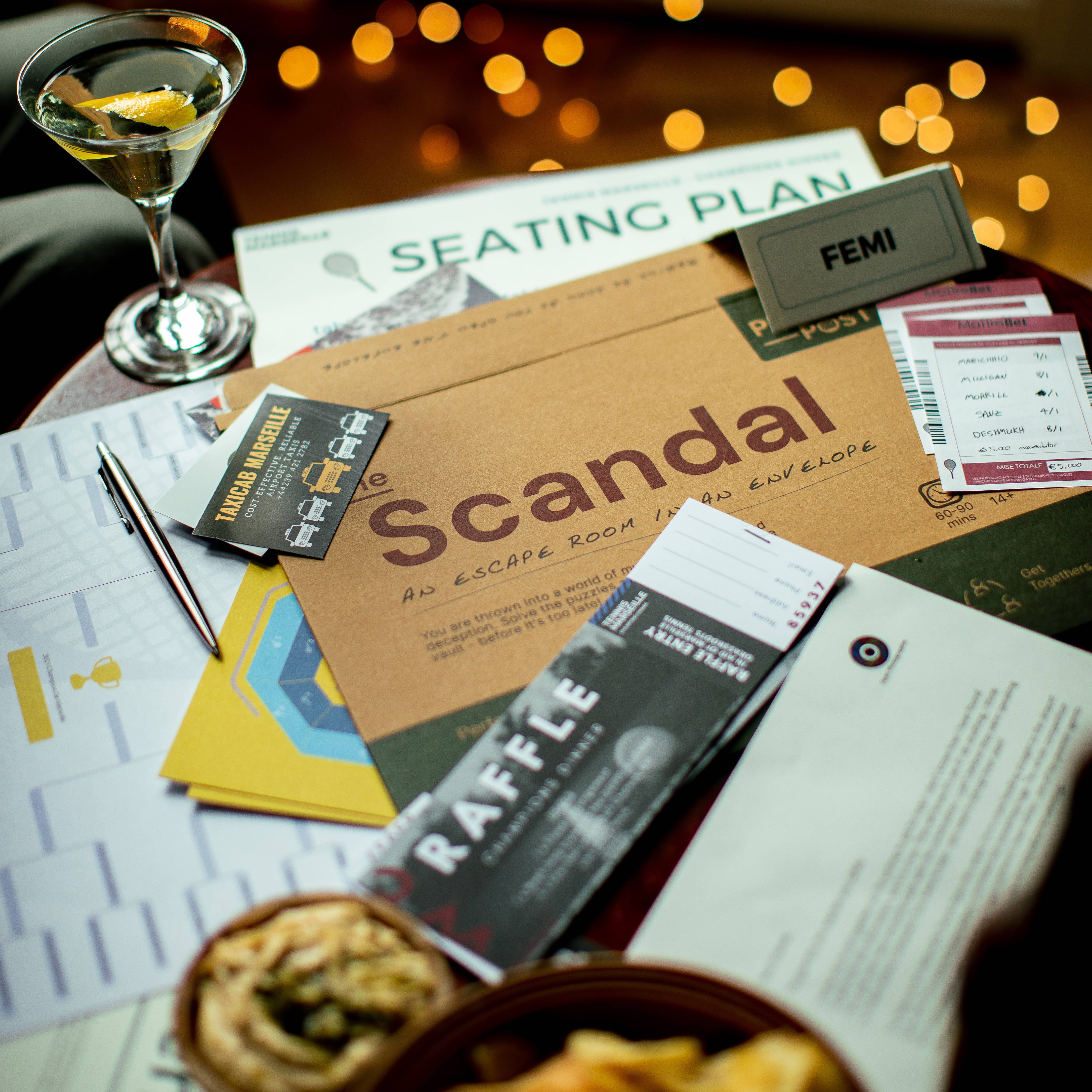 The Scandal Escape Room Game