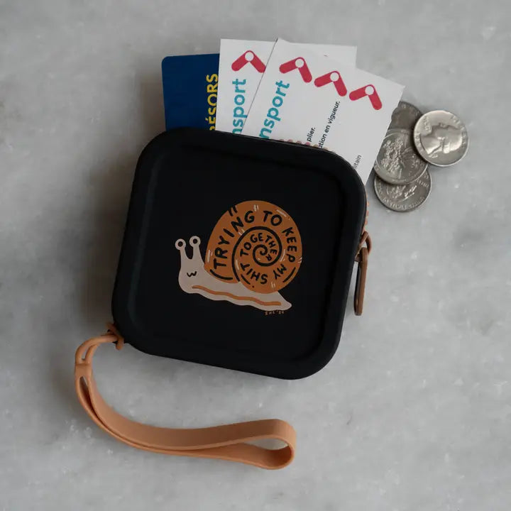 Trying - Zipper Coin Pouch