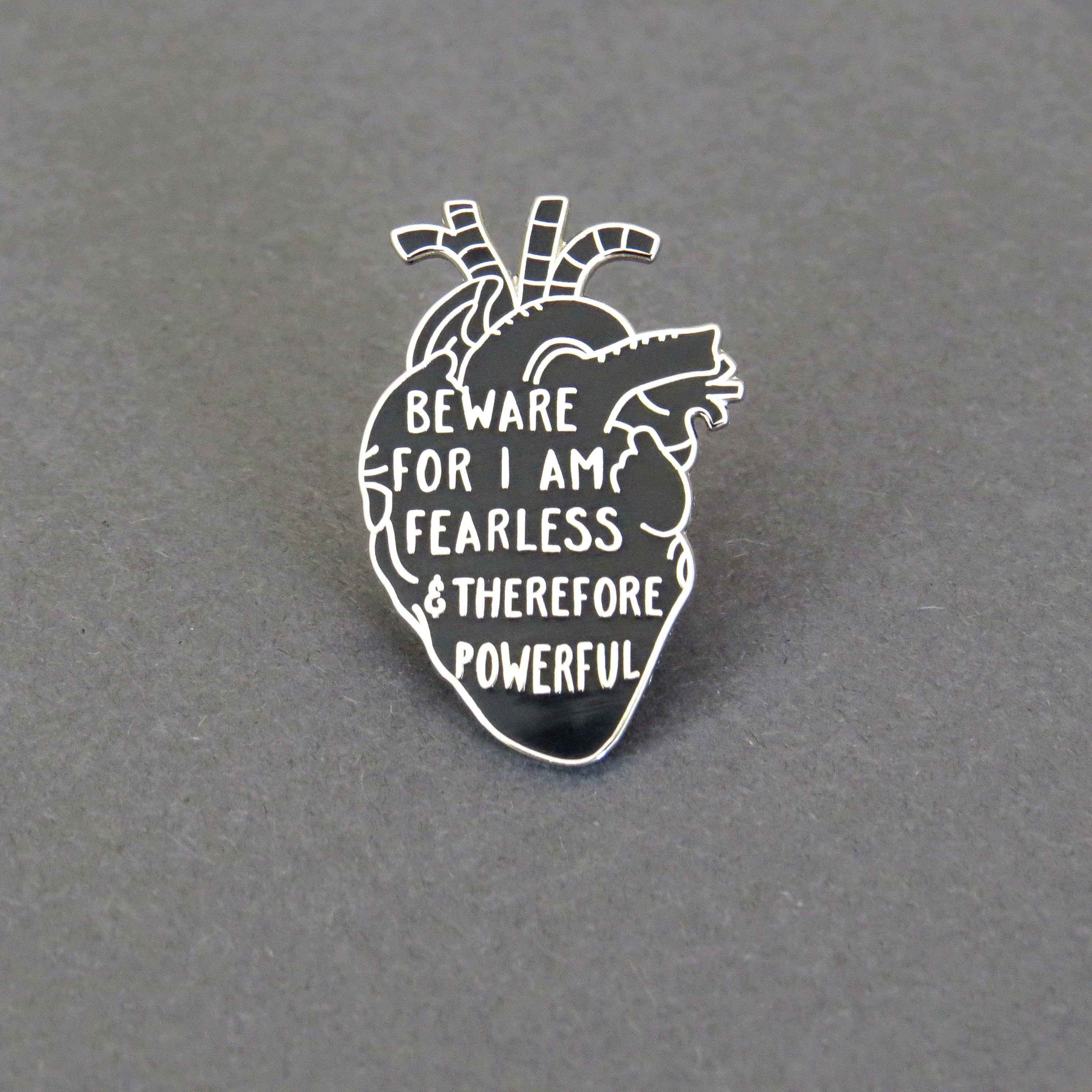 Frankenstein Anatomical Heart Pin Badge