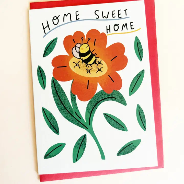 Cozy Bee Home Sweet Home Card