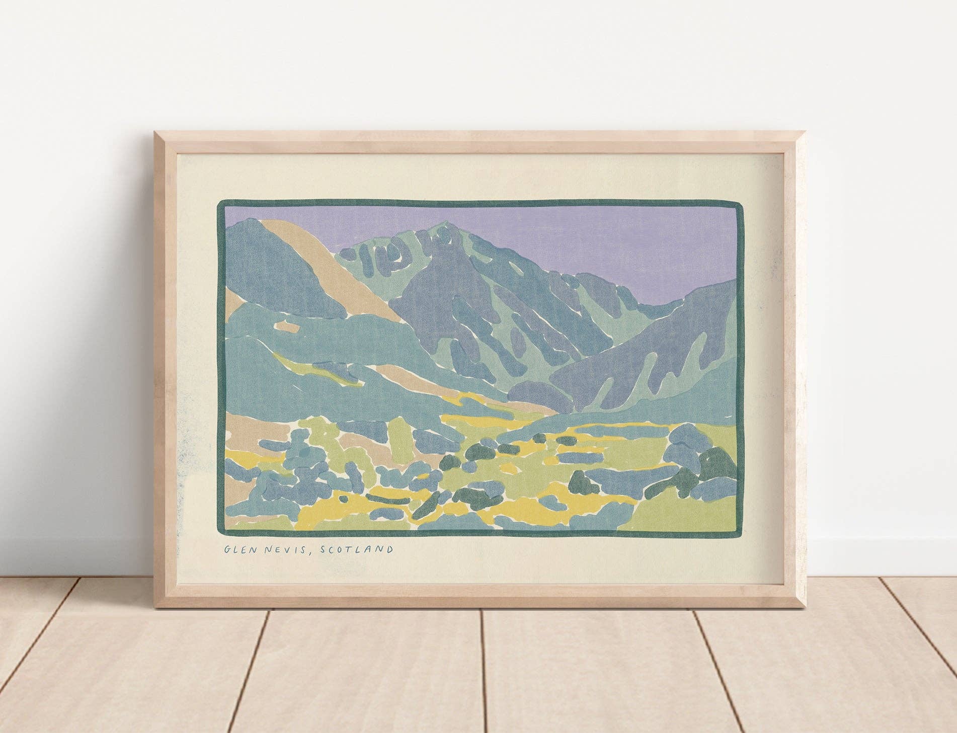 Glen Nevis, Scotland Art Print - A4