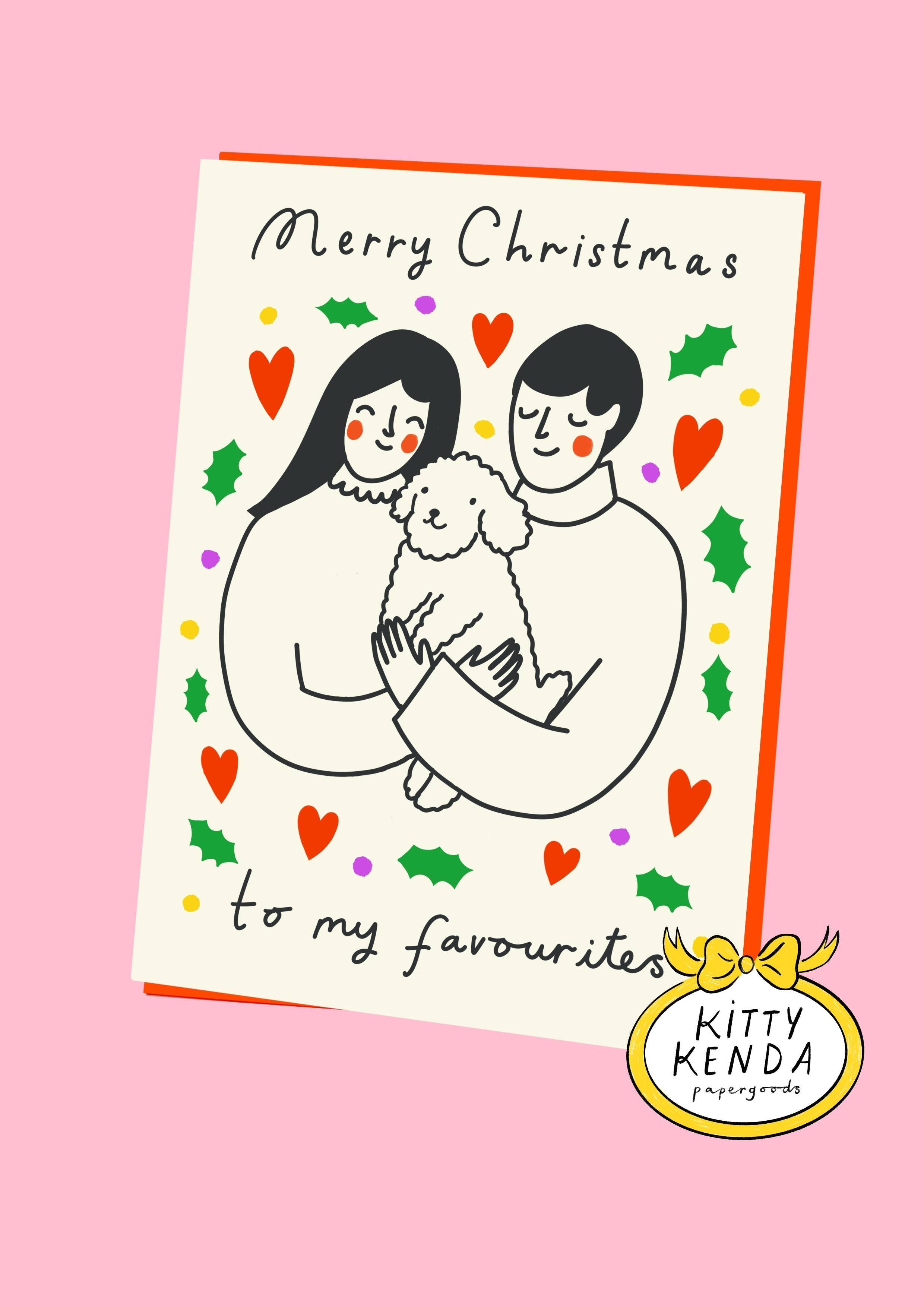 To My Favourites Christmas Card