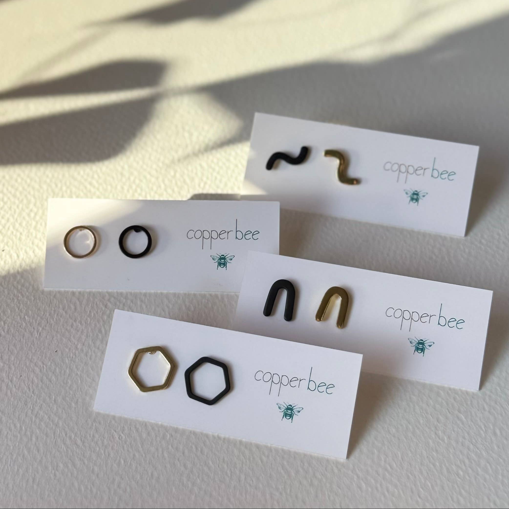 Mismatched Squiggle Earrings