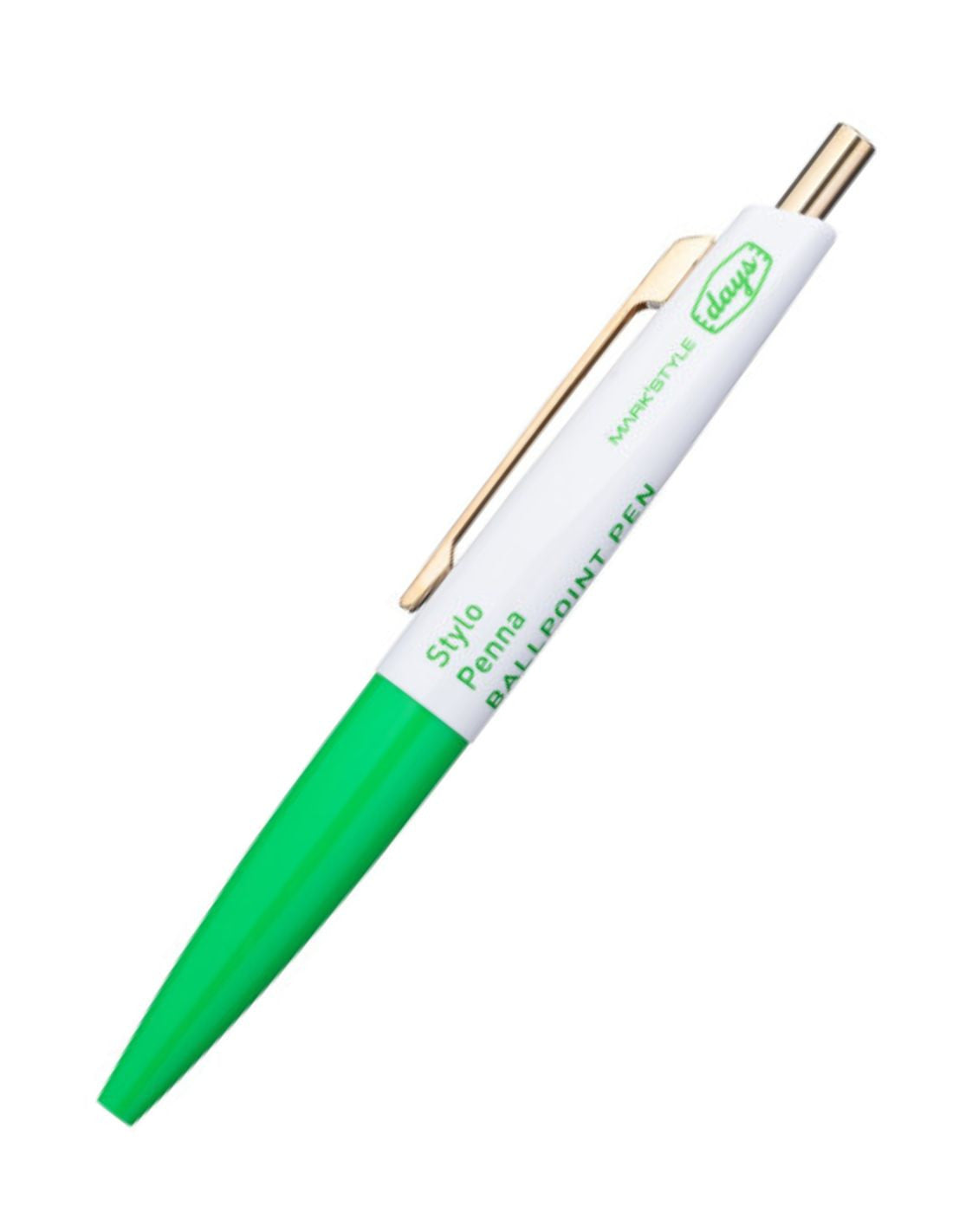 Green & White Mini Ballpoint Pen