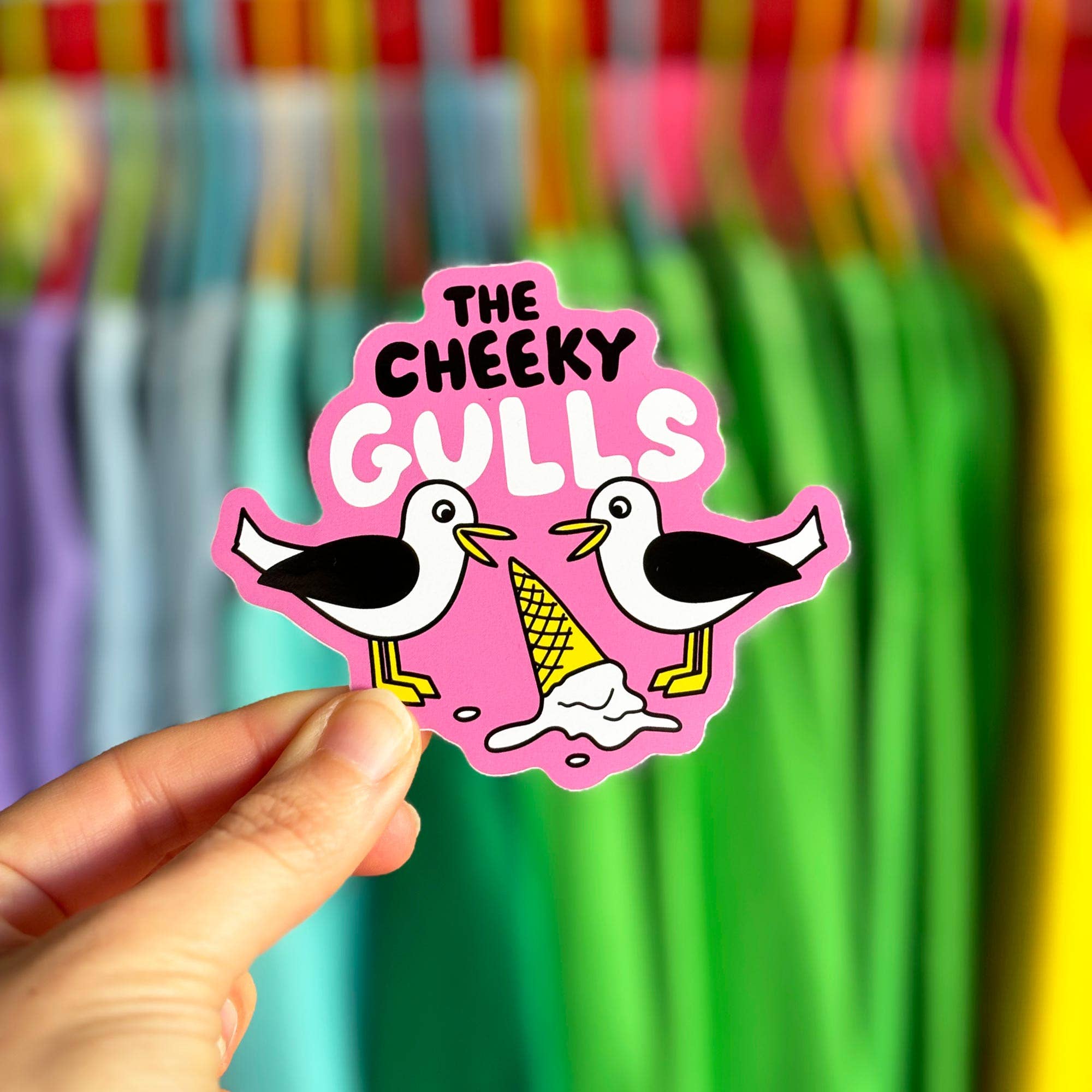 The Cheeky Gulls Vinyl Sticker