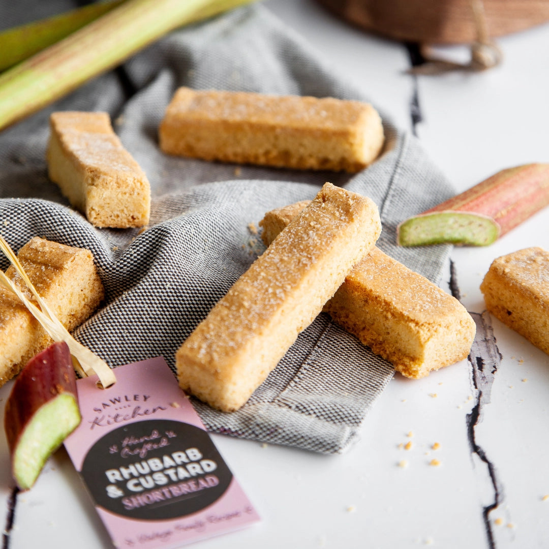 Rhubarb & Custard Shortbread