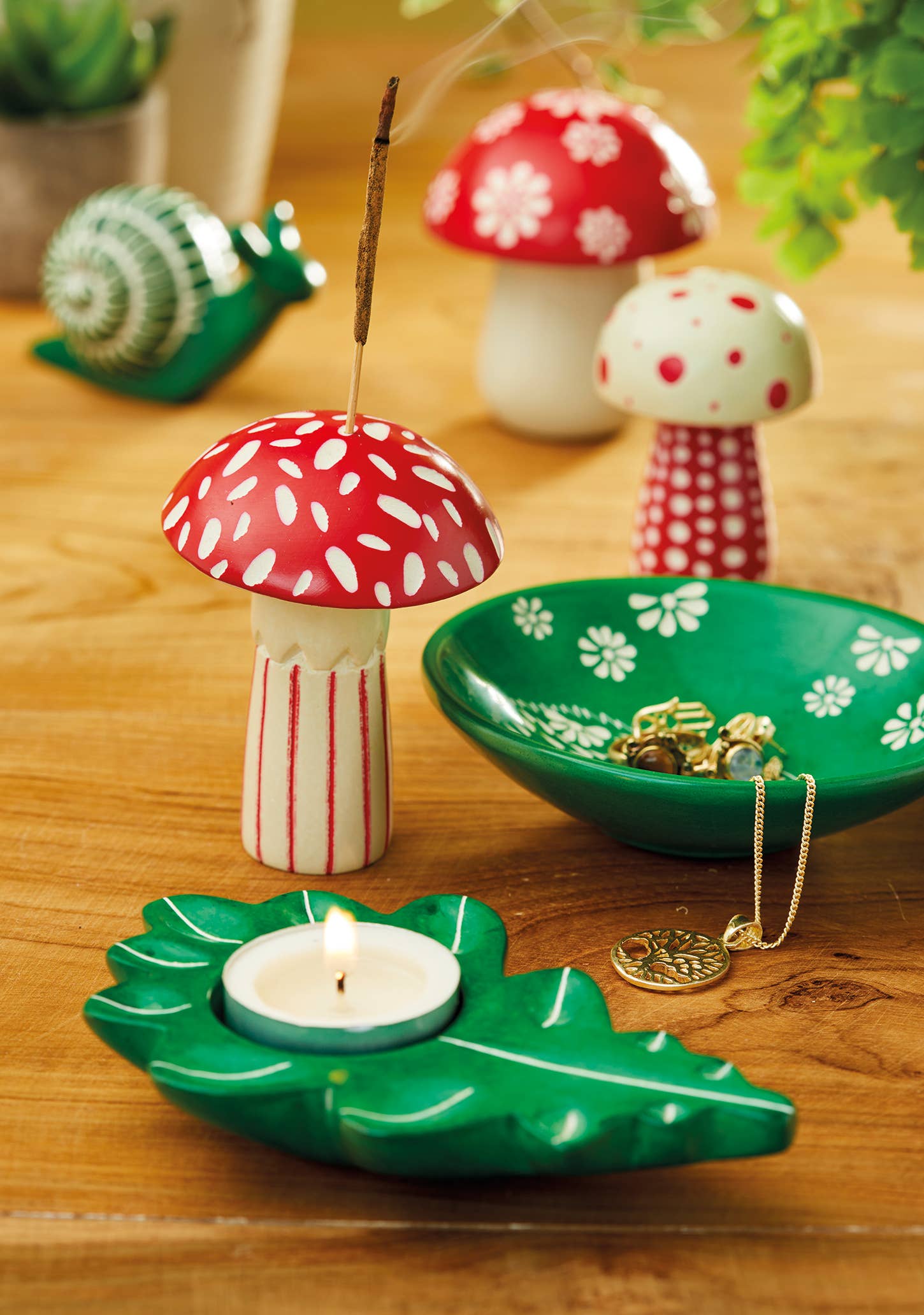 Woodland Mushroom Incense Holder