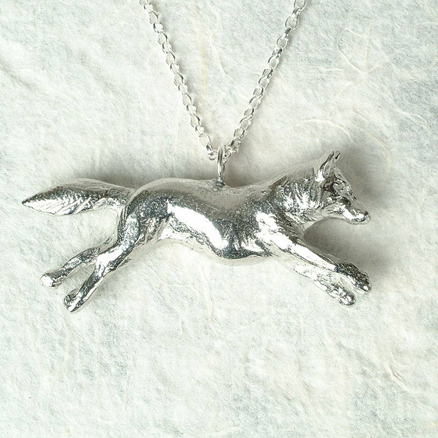 Running Fox Necklace