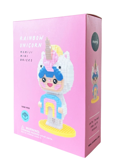 Rainbow Unicorn Mini Brick Kit